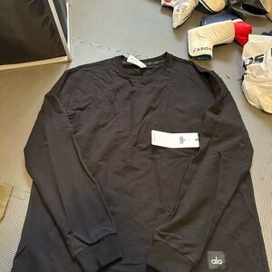 Alo Black Long Sleeve Top